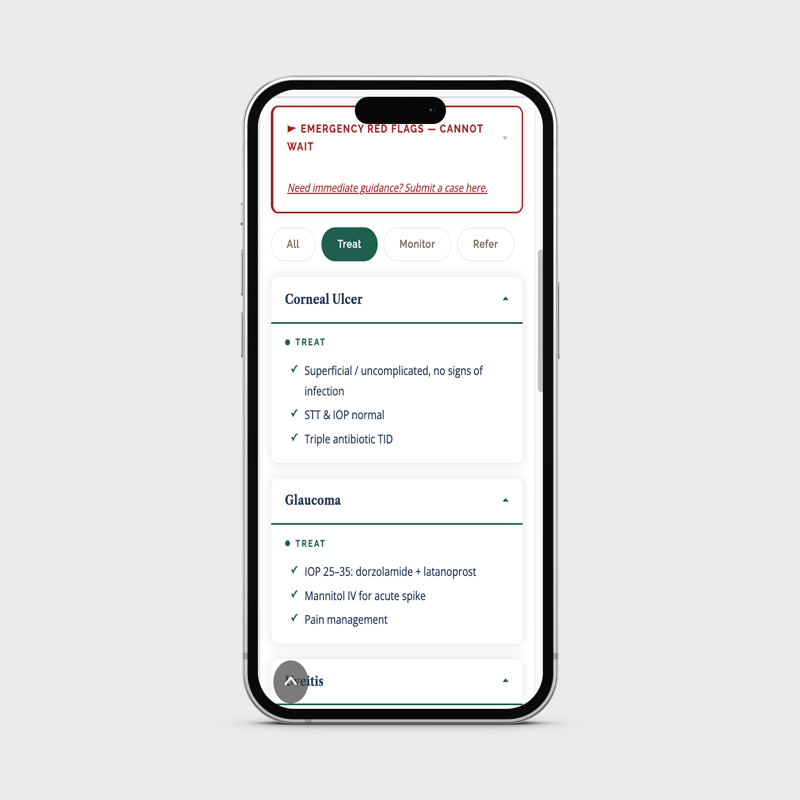 Triage Tool on iphone